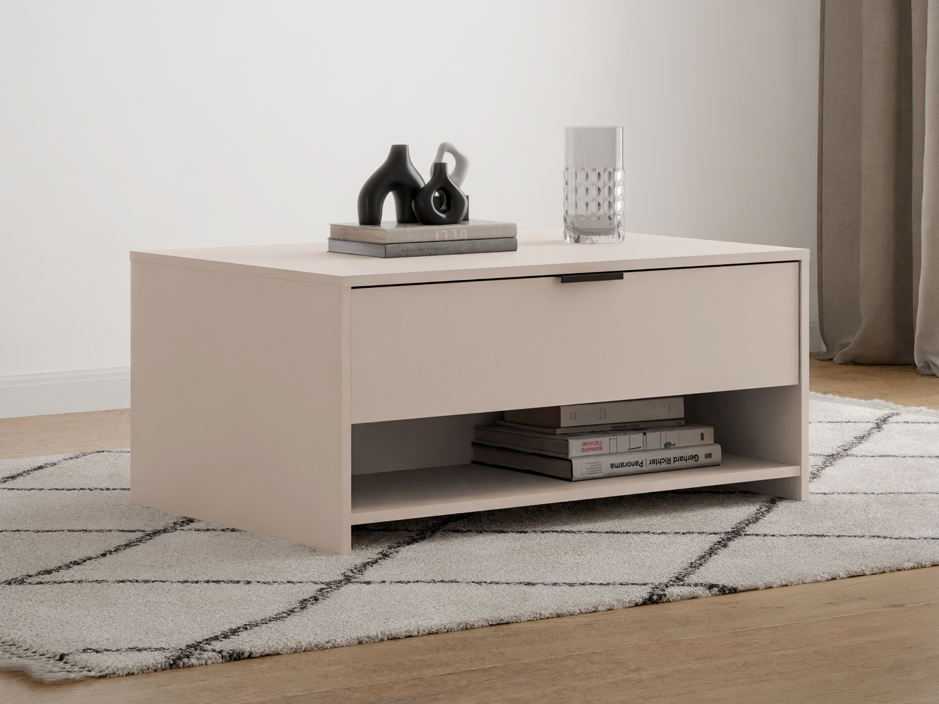 Stolik kawowy, 90cm, kaszmir, kolekcja COMPRE
